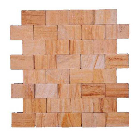 Natural Elevation Stone Mural | Sand Stone Wall Cladding Design 3D Pattern