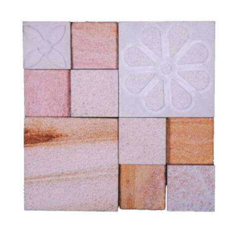 Natural Elevation Stone Mural | Floral Designs, Geometric Shapes, And Natural Stone textures 3D Pattern