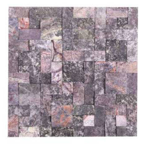 Natural Elevation Stone Mural | Ceramic Matte Stone Cladding Design 3D Pattern