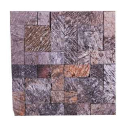 Natural Elevation Stone Mural | Rockface Rainforest Brown 3D Pattern